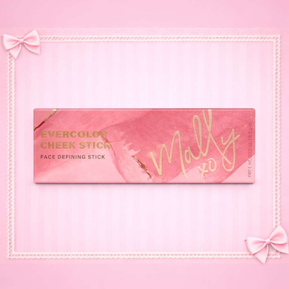 Mally Evercolor Cheek Stick Rose & Shine Radiant Cream Blush 0.22oz
